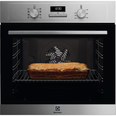 Cuptor incorporabil multifunctional Electrolux EOH3C00BX, Electric, 65 litri, 7 functii, Convectie, Autocuratare catalitica, Timer cu display electronic, Grill, Clasa A, Inox antiamprenta